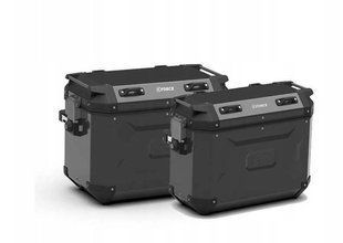 Комплект алюмінієвих бокових кофрів KAPPA KFR4837BPACK2 K&rsquo;FORCE (лівий 48L + правий 37L) Monokey водонепроникний багаж для мотоциклів KFR4837BPACK2 фото