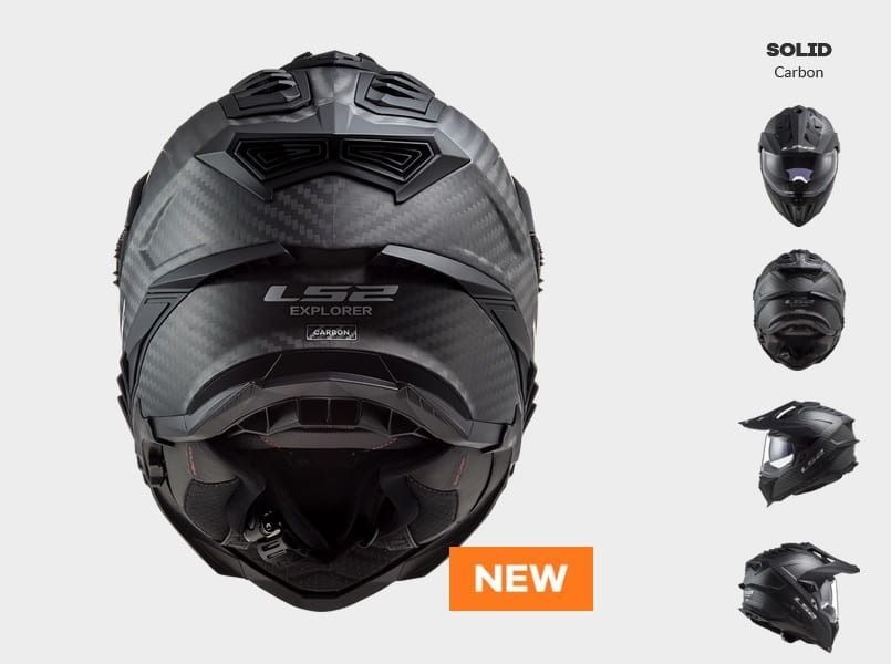 Шолом Enduro LS2 MX701 Explorer карбон AK407015099-XS фото