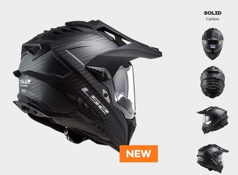 Шолом Enduro LS2 MX701 Explorer карбон AK407015099-XS фото