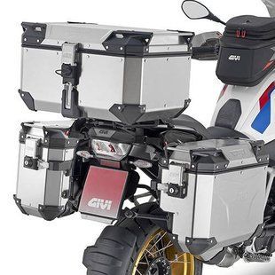 Боковые кофры GIVI OBKE3733APACK2 Trekker Outback EVO Monokey 37L + 33L &ndash; алюминиевые, комплект OBKE3733APACK2 фото