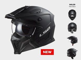 Шолом LS2 OF606 DRIFTER SOLID MATT BLACK AK366061011-S фото