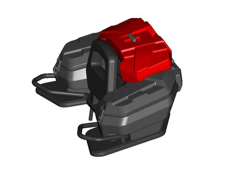 Кофр задний SHARK ATV AX110, для квадроцикла SEGWAY 800-BOX-AX110 фото