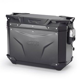 Кофр боковий GIVI OBKE37BL Trekker Outback EVO Smart Monokey 37 л лівий алюмінієвий чорний OBKEV37BL фото