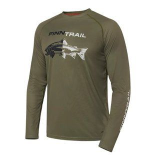 Лонгслив FINNTRAIL WAVE FISH 6611 KHAKI 6611Khaki-S фото