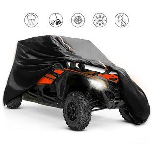 Чехол для UTV Can Am Maverick X3 340x185x153 см, цвет черный POK-00101BK фото
