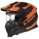 Шолом LS2 OF606 DRIFTER MUD MATT BLACK ORANGE AK366062351-S фото 1