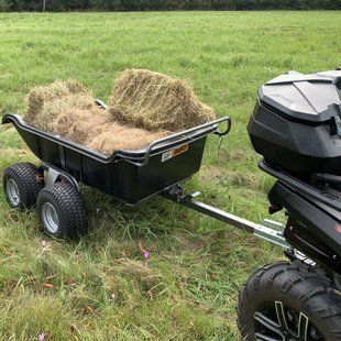 Причіп Самоскид для квадроцикла SHARK ATV TRAILER GARDEN 680 BLACK, 4 Колеса 800-SP3-BL фото