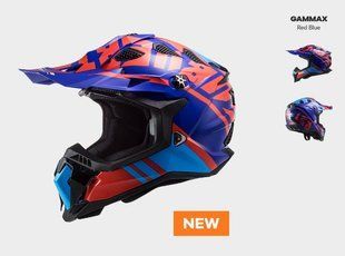 Шолом Enduro Off Road LS2 MX700 Subverter EVO GAMMAX Red Blue AK407002232_6-XS фото