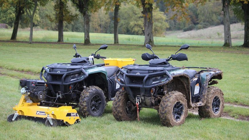 Мульчер-косарка Rammy Flail Mower 120 для квадроциклів і UTV RAMMY-Flail-mower-120-ATV фото