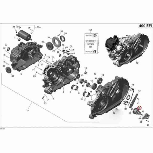 Бендикс стартера для Can-Am 400/450 AC-01002 фото