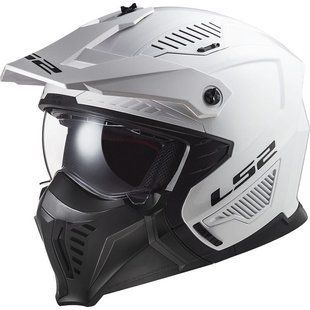 Шолом LS2 OF606 DRIFTER SOLID WHITE AK366061002-S фото