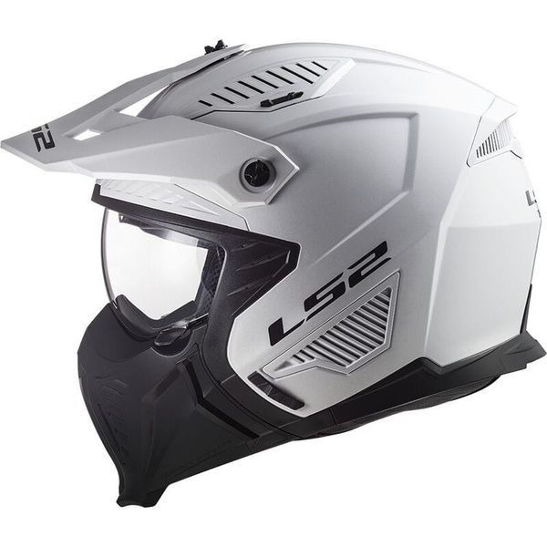 Шлем LS2 OF606 DRIFTER SOLID WHITE AK366061002-S фото