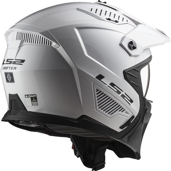 Шлем LS2 OF606 DRIFTER SOLID WHITE AK366061002-S фото