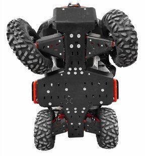 Защита днища для квадроцикла SHARK SEGWAY SNARLER AT6 S 10MM - PHD Пластик Черный 800-00-54_PHD фото
