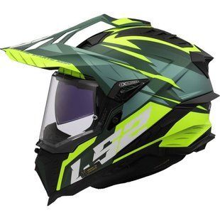 Шолом Enduro LS2 MX701 Explorer SPIRE MATT GR. HV YEL-06 AK467012261-S фото